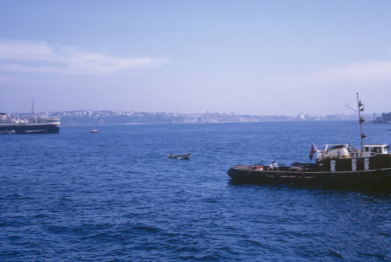 86-First shot of Istanbul and Bosphorus